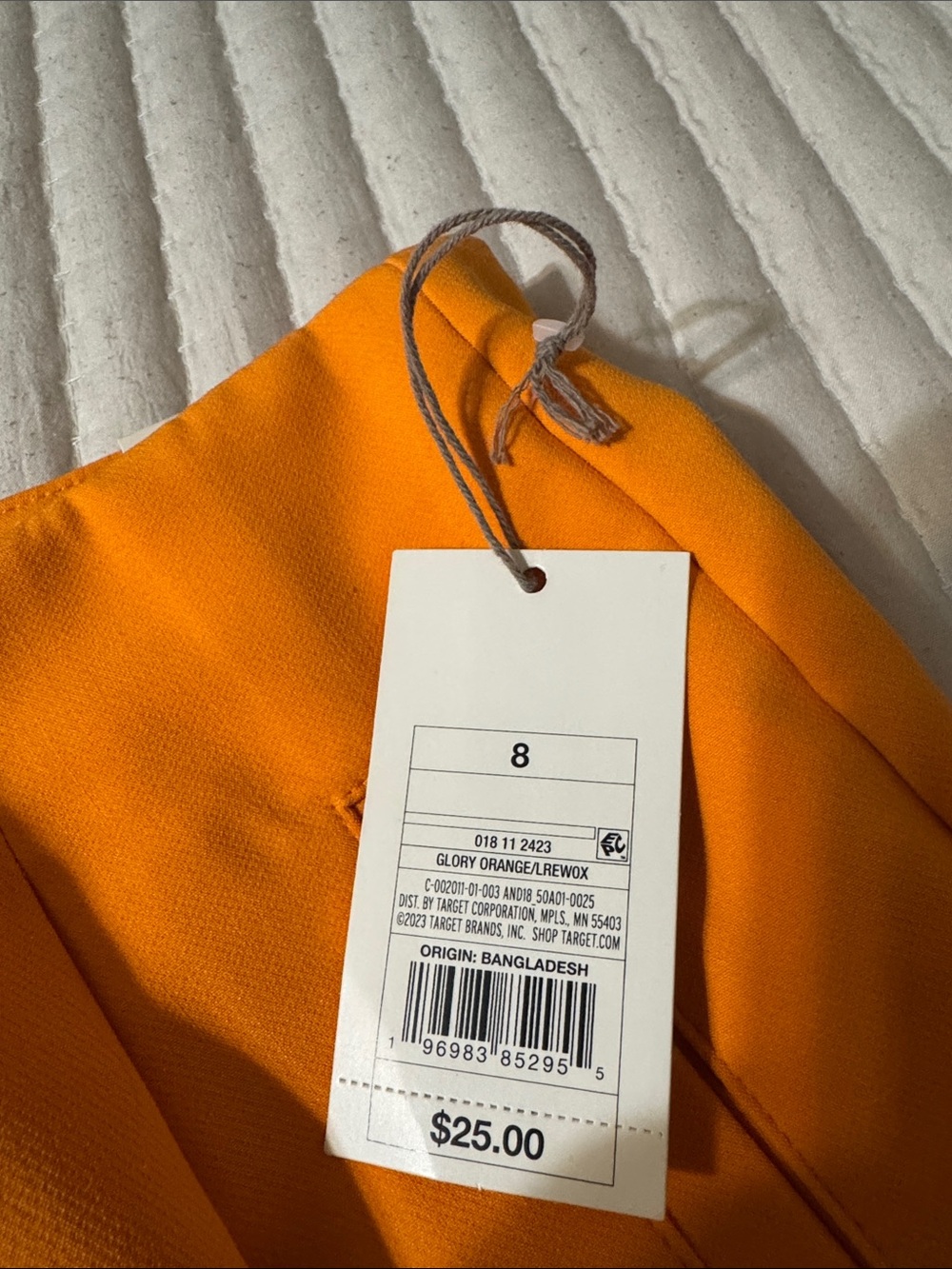 a new day High-Waist Tailored Shorts in Bright Orange - Picture 5 of 5